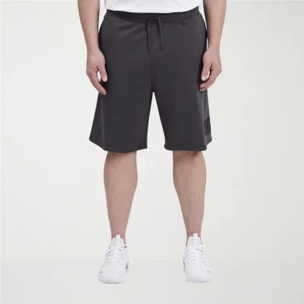 PUMA Mens 10" Mid Rise Big and Tall Workout Shorts