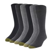 Gold Toe Stanton Mens 6 Pair Crew Socks