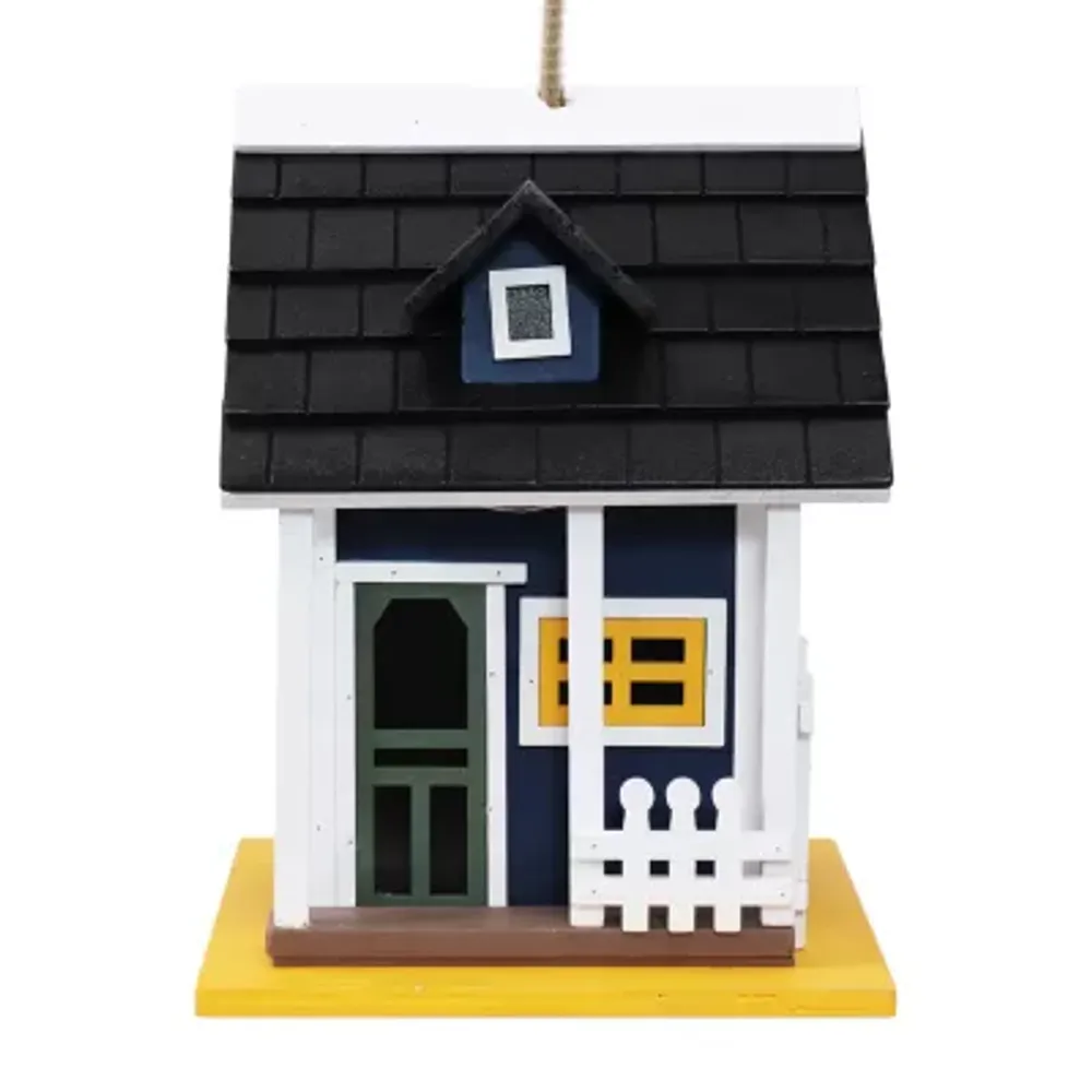 Net Health Shops Wood With Solar Led Light Bird House