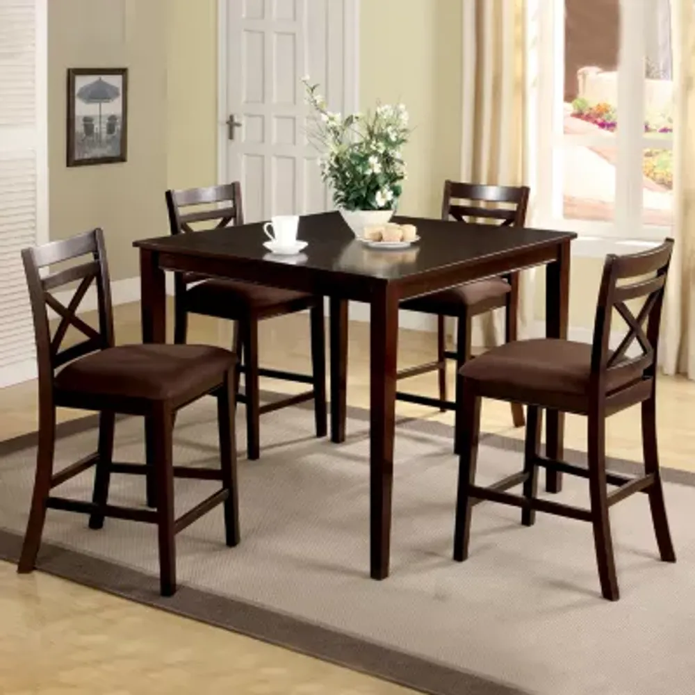 Zumea 5-pc. Counter Height Rectangular Dining Set