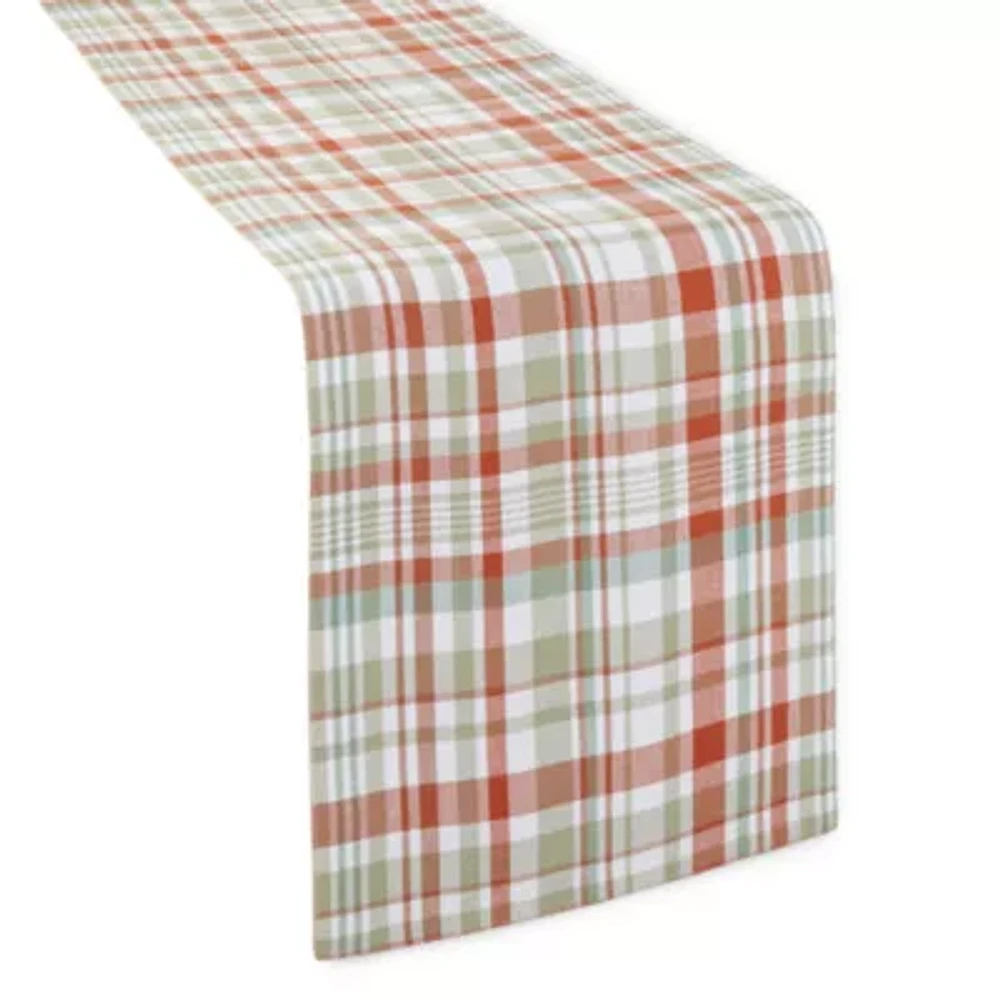 Homewear Hayat Plaid Table Runner