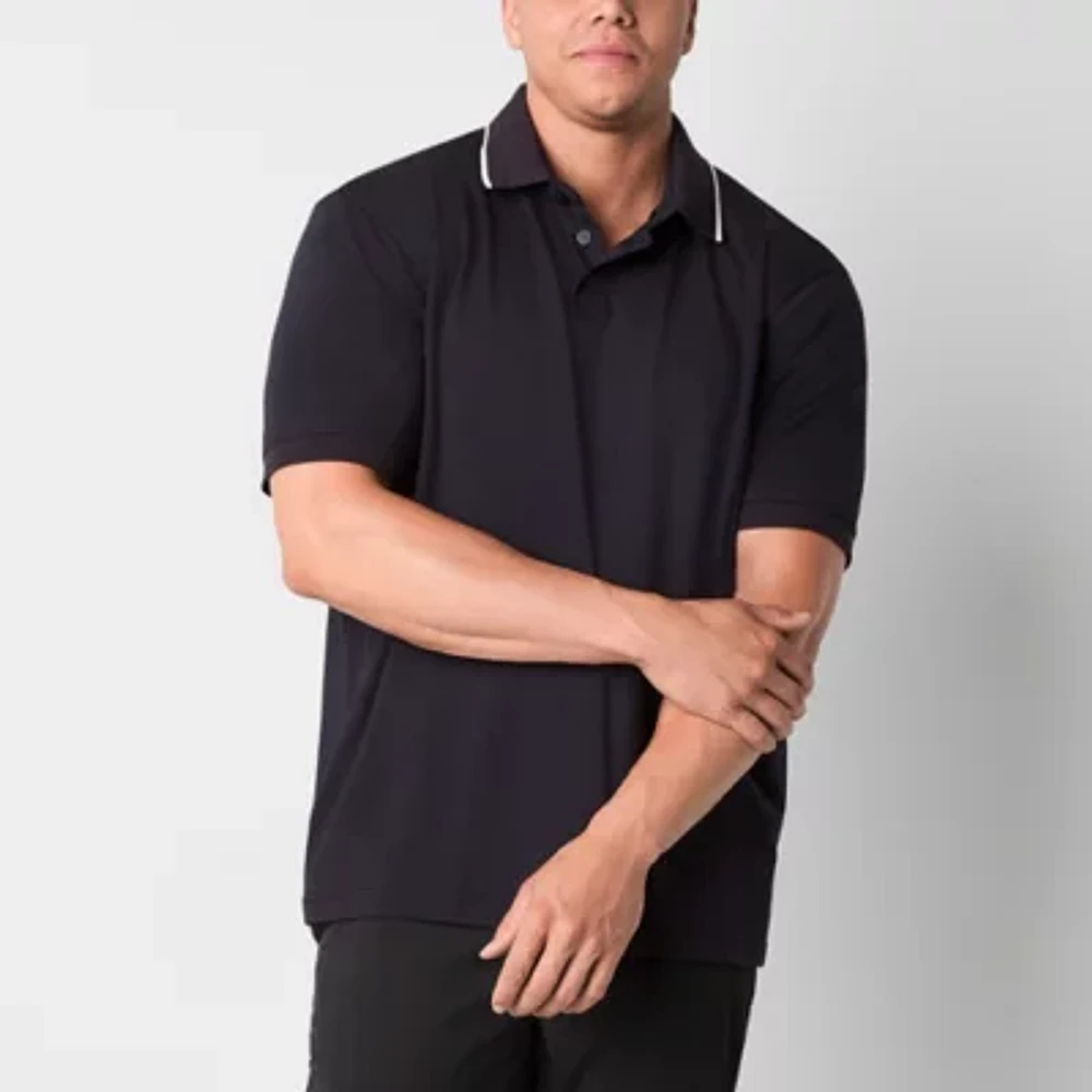 Shaquille O'Neal XLG Big and Tall Mens Regular Fit Short Sleeve Polo Shirt