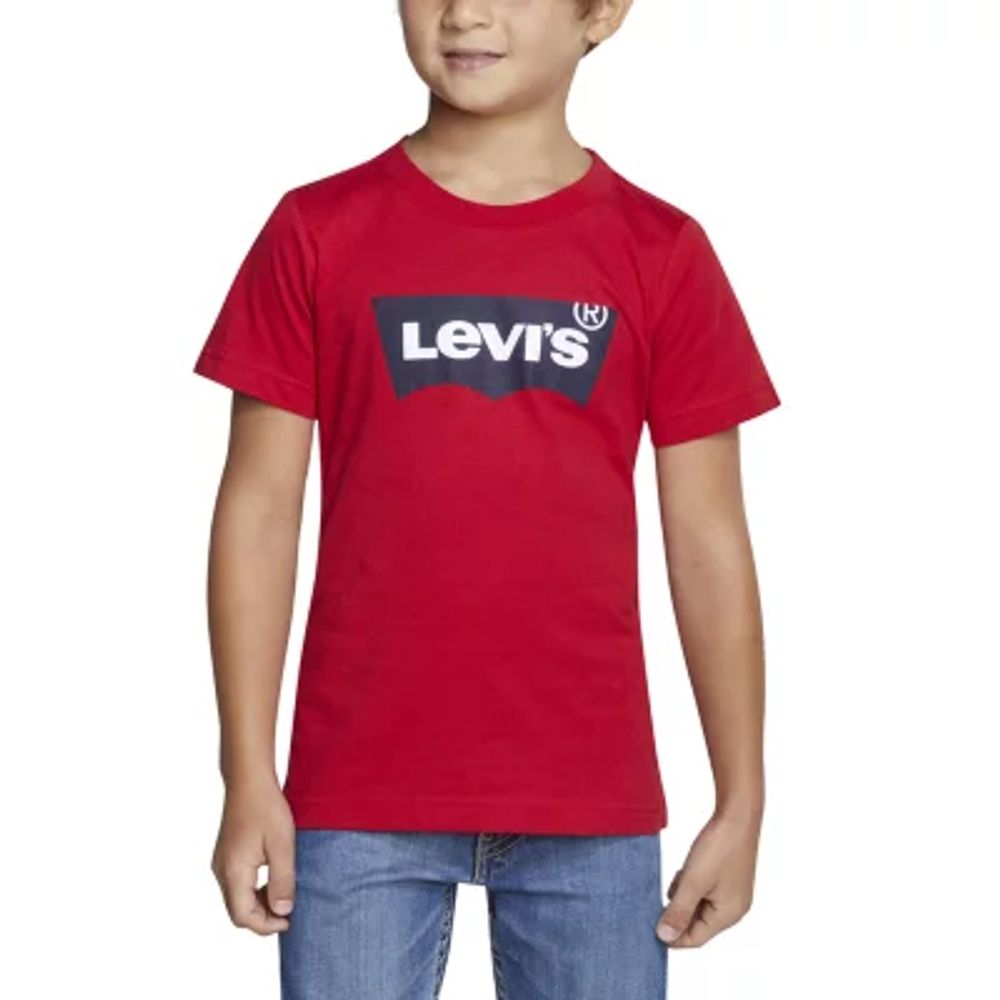 Levi's Little Boys Crew Neck Short Sleeve Regular Fit Graphic T-Shirt