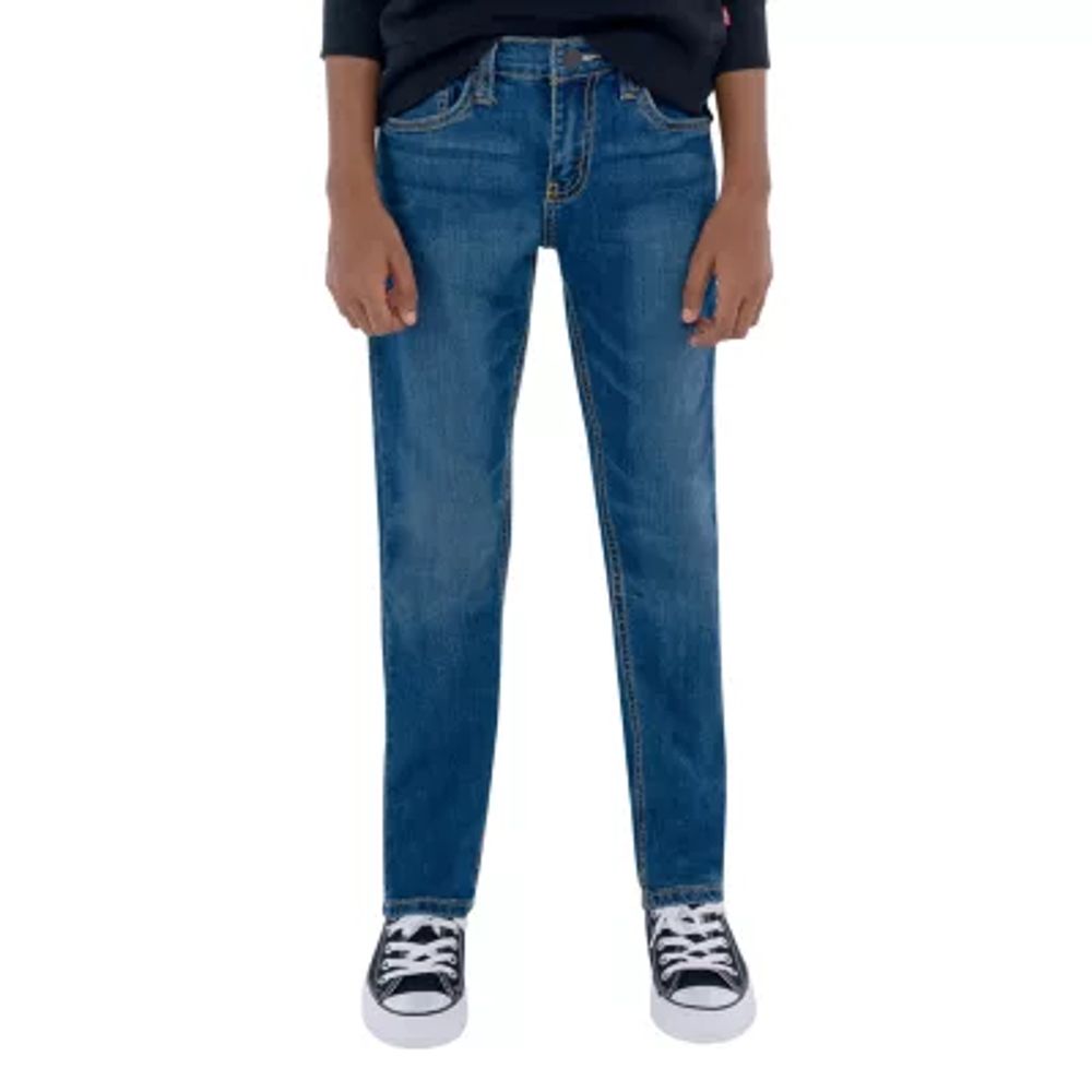 Levi's Big Kid Boys Adjustable Waist Stretch Fabric Performance 511 Slim Fit Jean