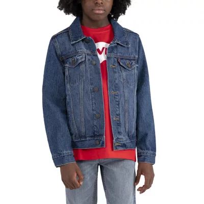 Levi's Big Boys Denim Lightweight Trucker Jacket