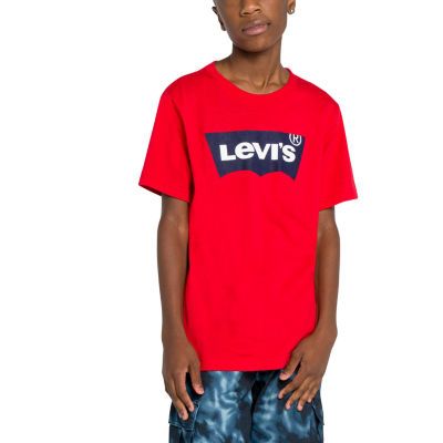 Levi's Batwing Big Kid Boys Crew Neck Short Sleeve Regular Fit Graphic T-Shirt