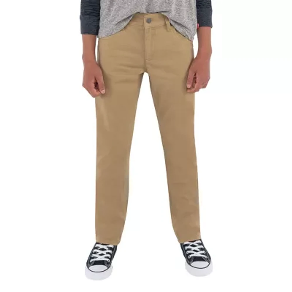 Levi's 511 Sueded Big Kid Boys Adjustable Waist Slim Fit Pant