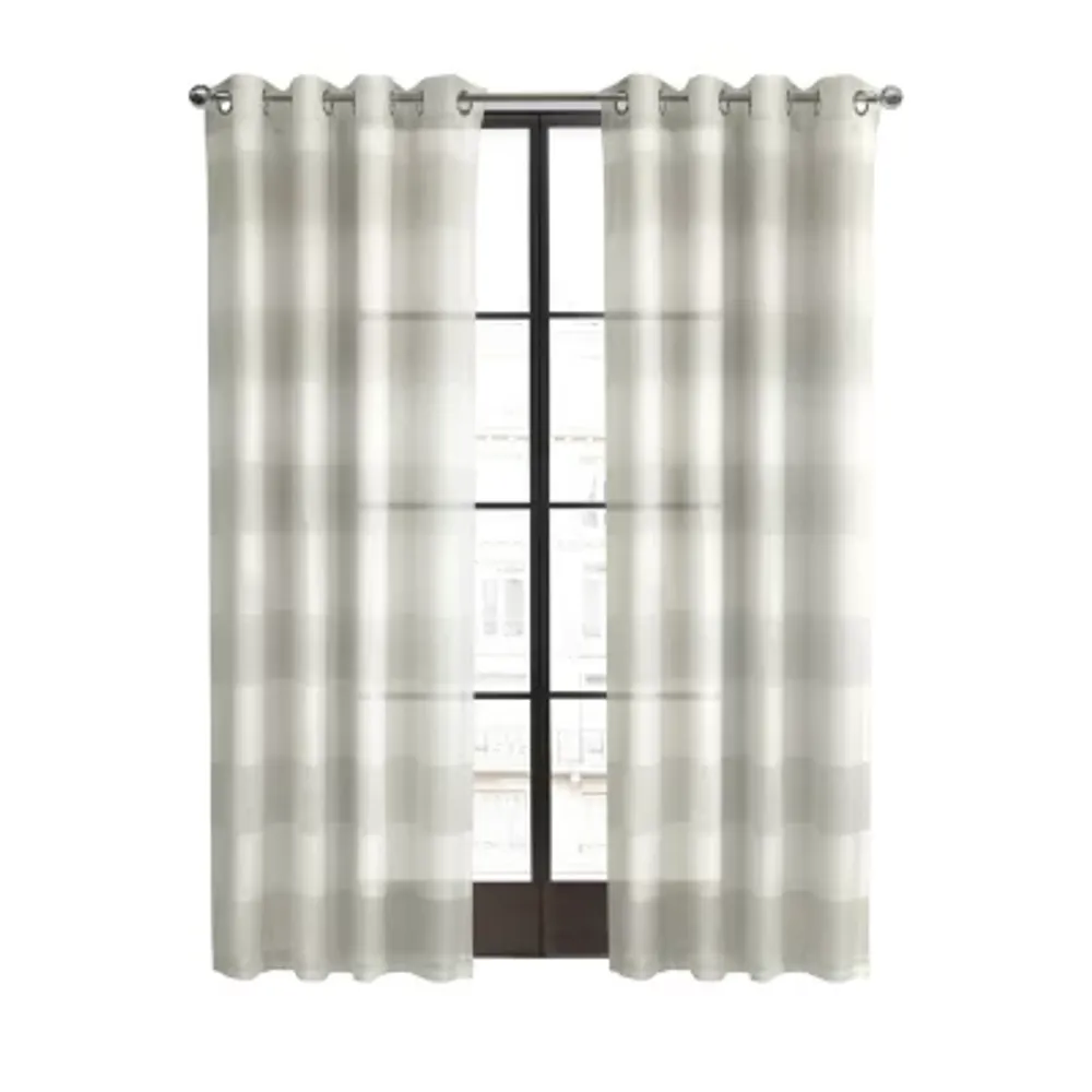 Paraiso Grommet Top Sheer Single Curtain Panel