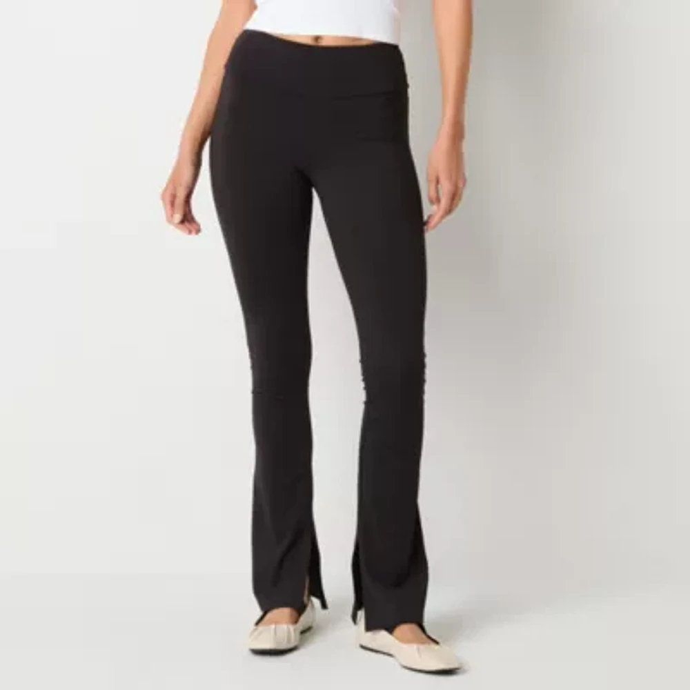 Stylus Womens High Rise 32" Bootcut Full Length Leggings