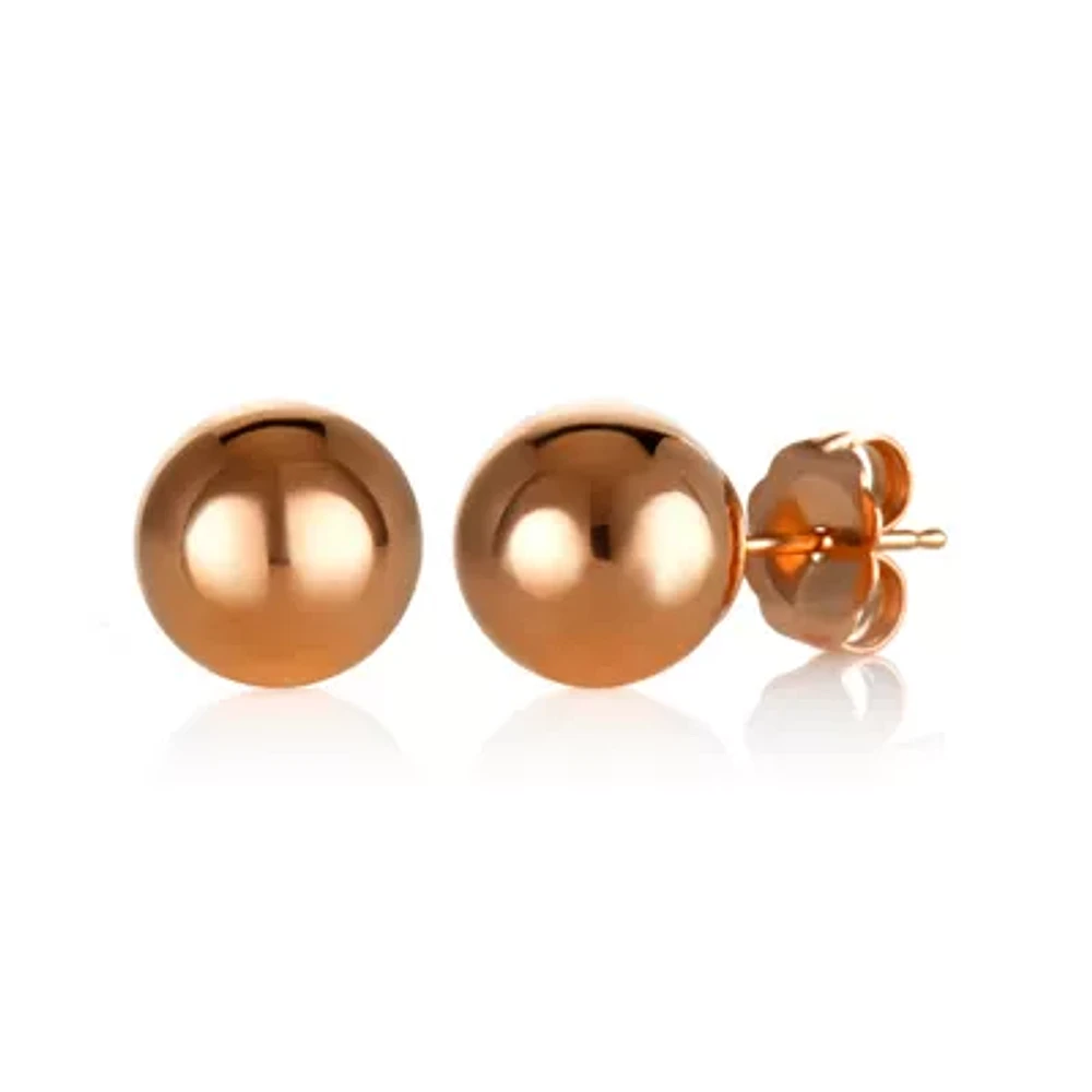 14K Gold 8mm Stud Earrings