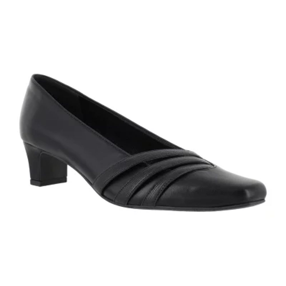 Easy Street Entice Womens Square Stiletto Heel Pumps