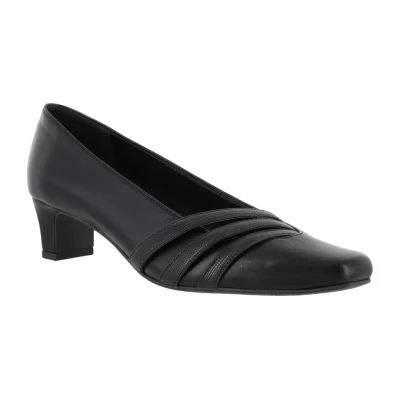 Easy Street Entice Womens Square Stiletto Heel Pumps