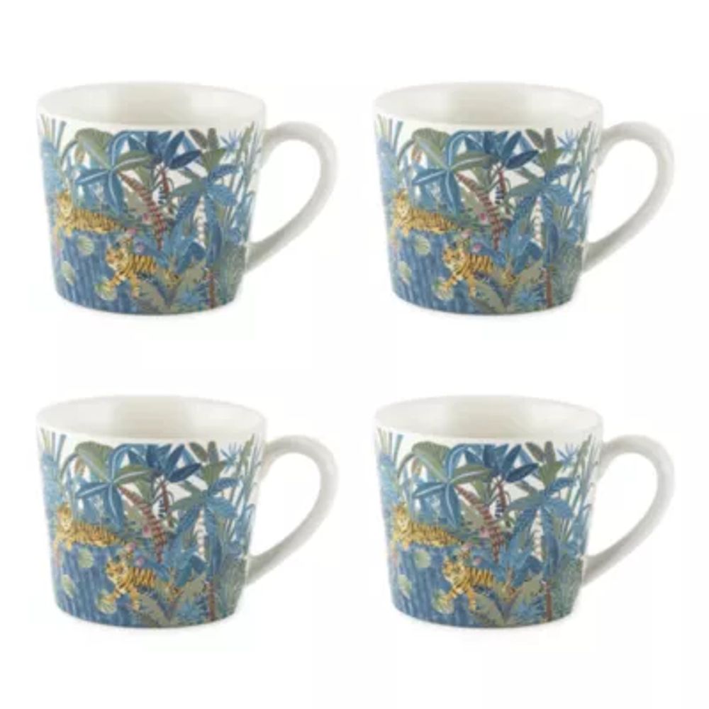 Distant Lands Tiger Stoneware Coffee Mug