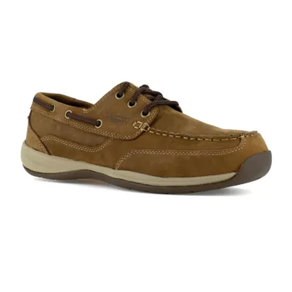 Rockport Works Cloudsteppers Rk6736 Mens Round Steel Toe Work Shoes