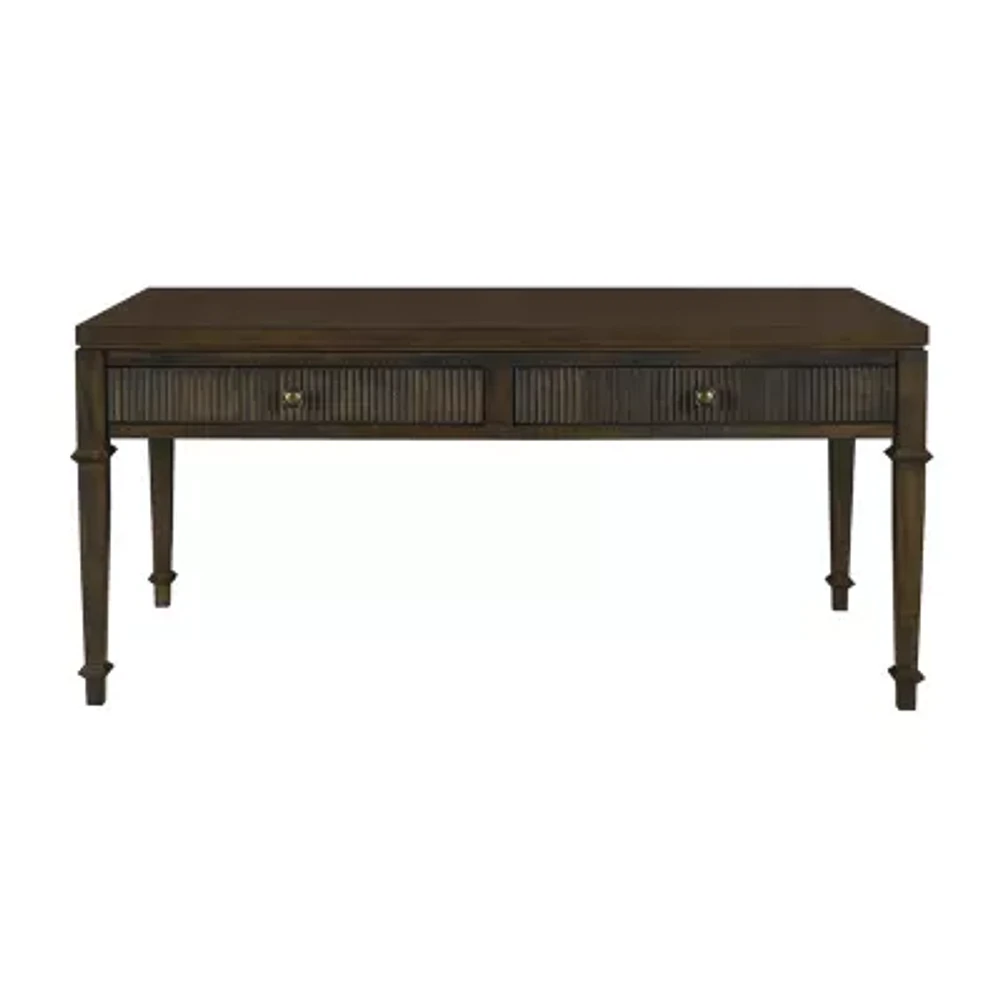 Martha Stewart Kenna Storage 2-Drawer Coffee Table