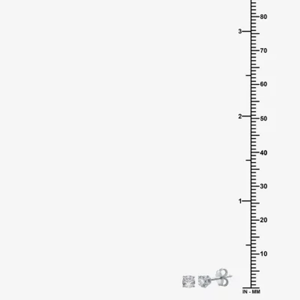 Ever Star 3/8 CT. T.W. Lab-Grown (G / SI1-SI2) Diamond 10K or 14K Gold Round Stud Earrings