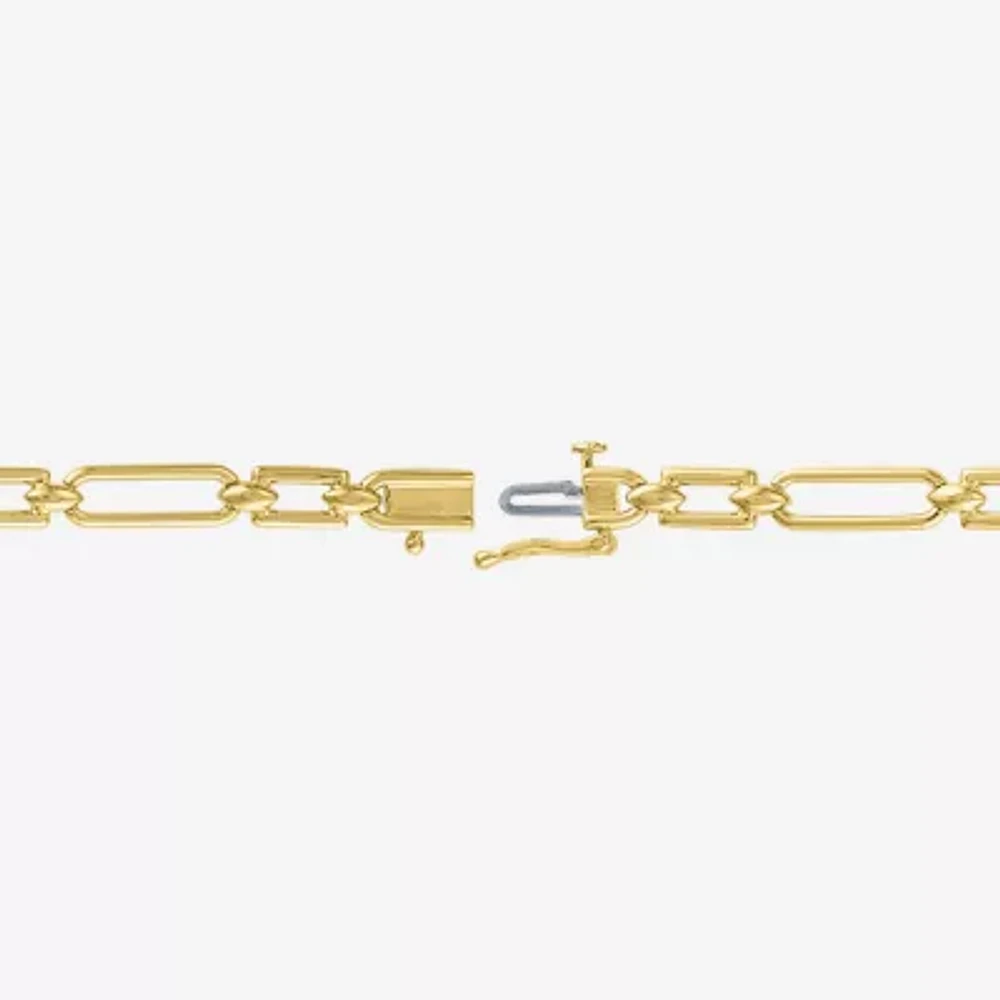 Diamond Addiction (G-H / I1-I2) Womens 14K Gold Over Silver 7.5 Inch Link Bracelet