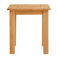 Carlbach Outdoor Teak 22" Side Table
