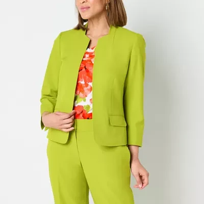 Black Label by Evan-Picone Womens Classic Fit Suit Jacket