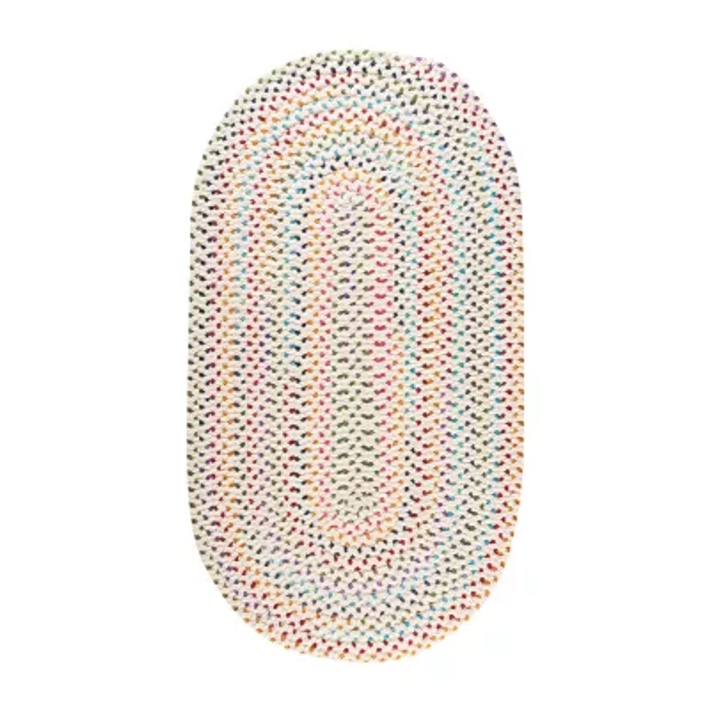 Capel Inc. Vivid Multi Braided Reversible Indoor Oval Accent Rug