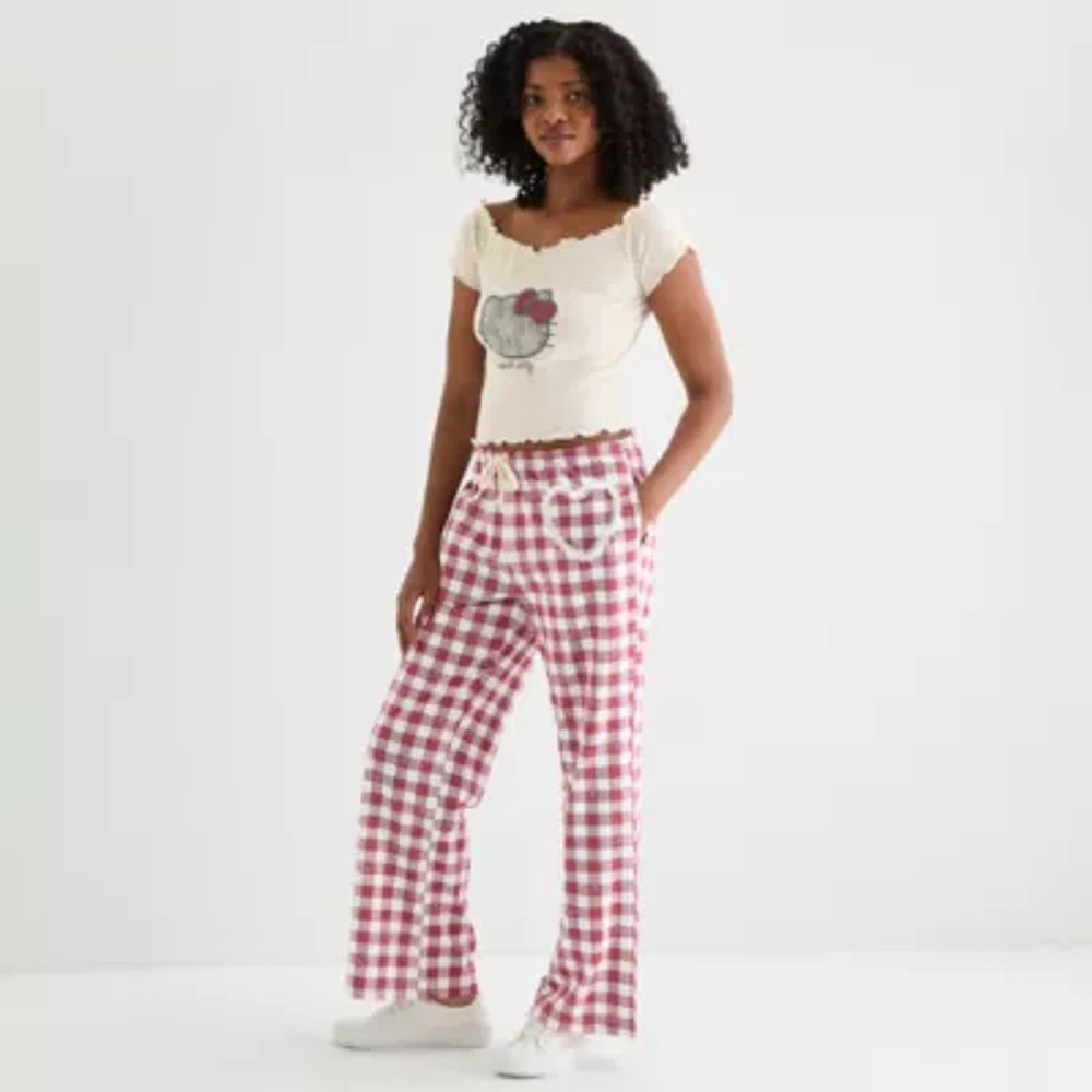 Womens Straight Hello Kitty Juniors Lounge Pant