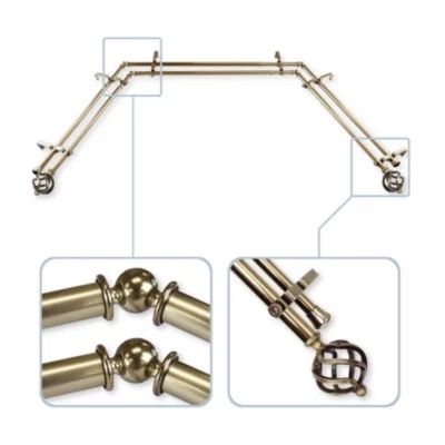 Rod Desyne Twist Double Bay Window