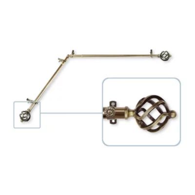 Rod Desyne Twist Corner 13/16 Adjustable Curtain