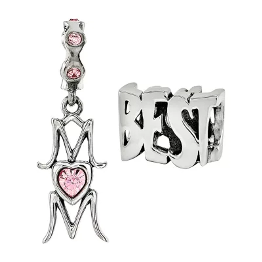 PS Personal Style "Best Mom" Crystal Bead