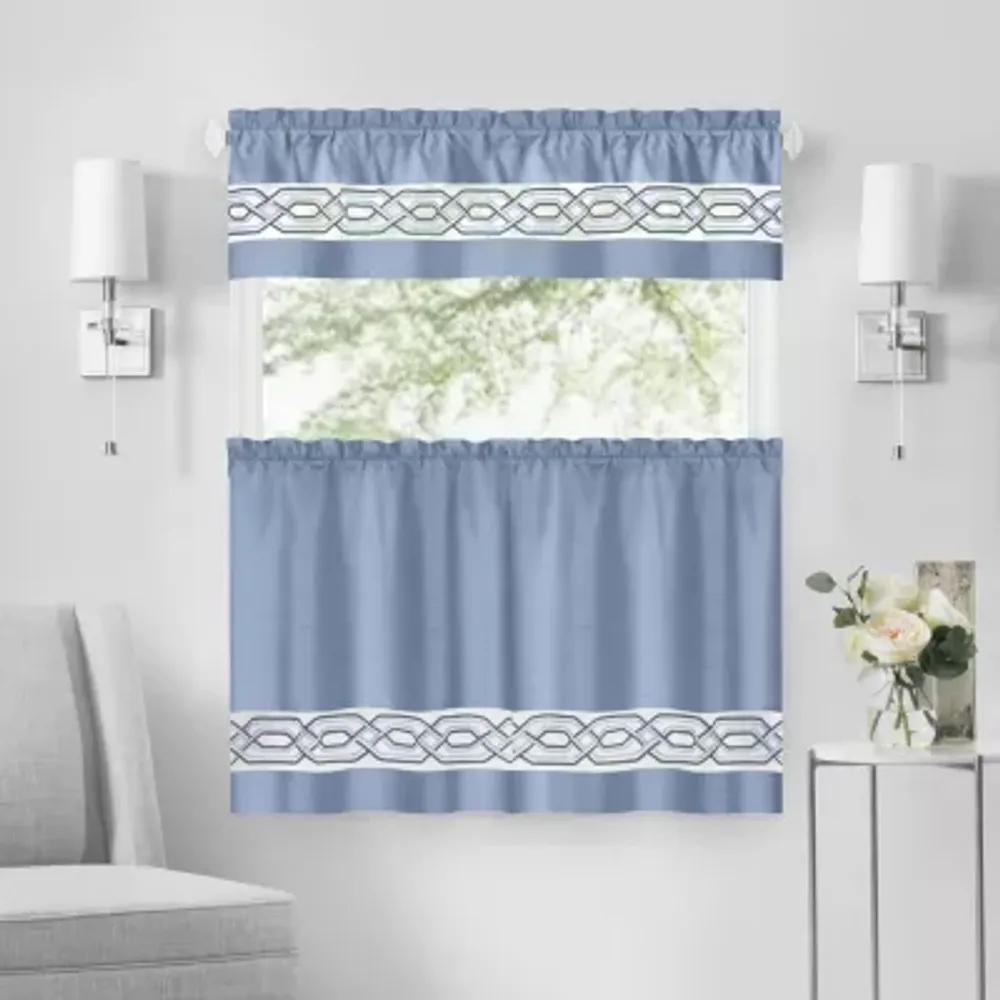 Achim Paige 3-pc. Rod Pocket Window Tier