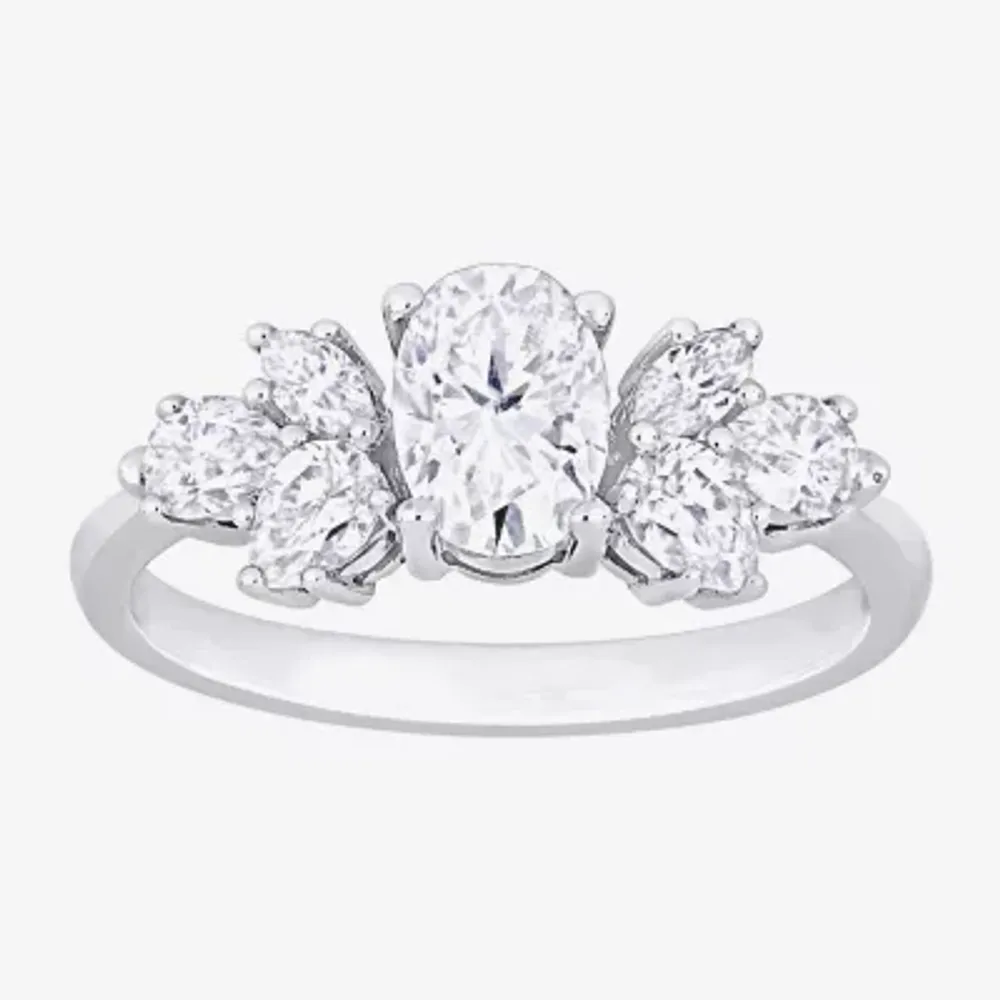 Womens / CT. T.W. Lab Created White Moissanite 10K Gold Engagement Ring