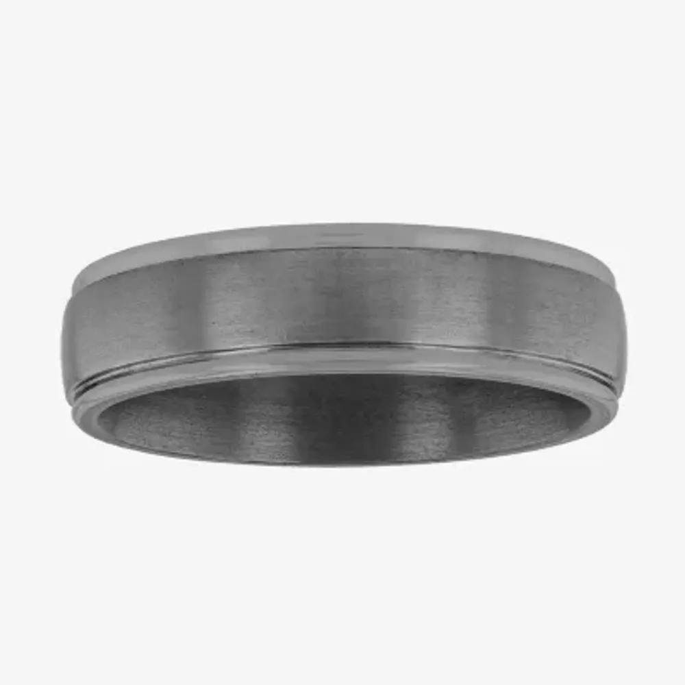 Mens 6MM Tantalum Wedding Band