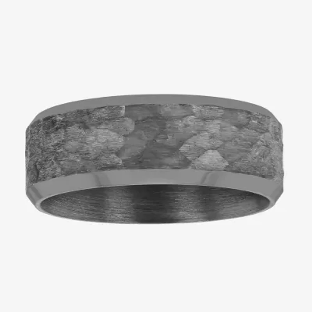 Mens 8MM Tantalum Wedding Band