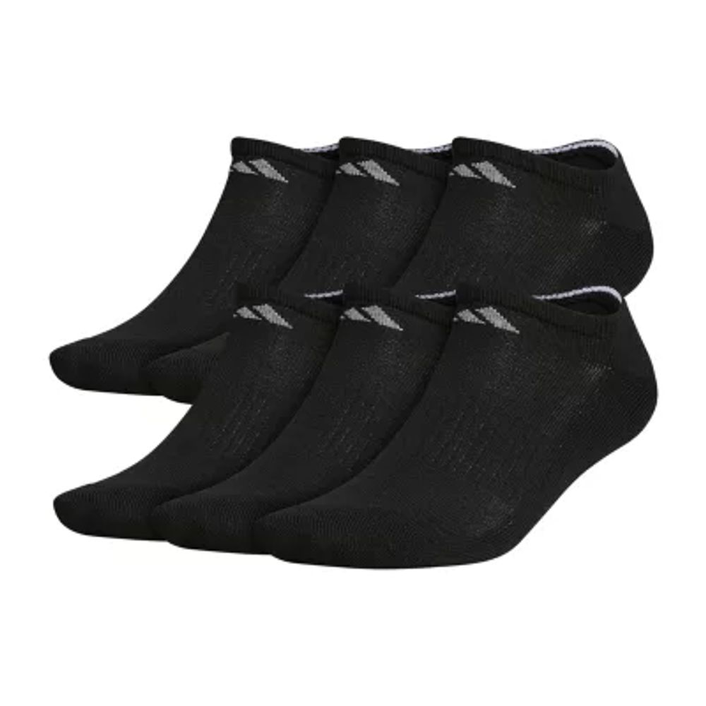 adidas Mens 6 Pair No Show Socks