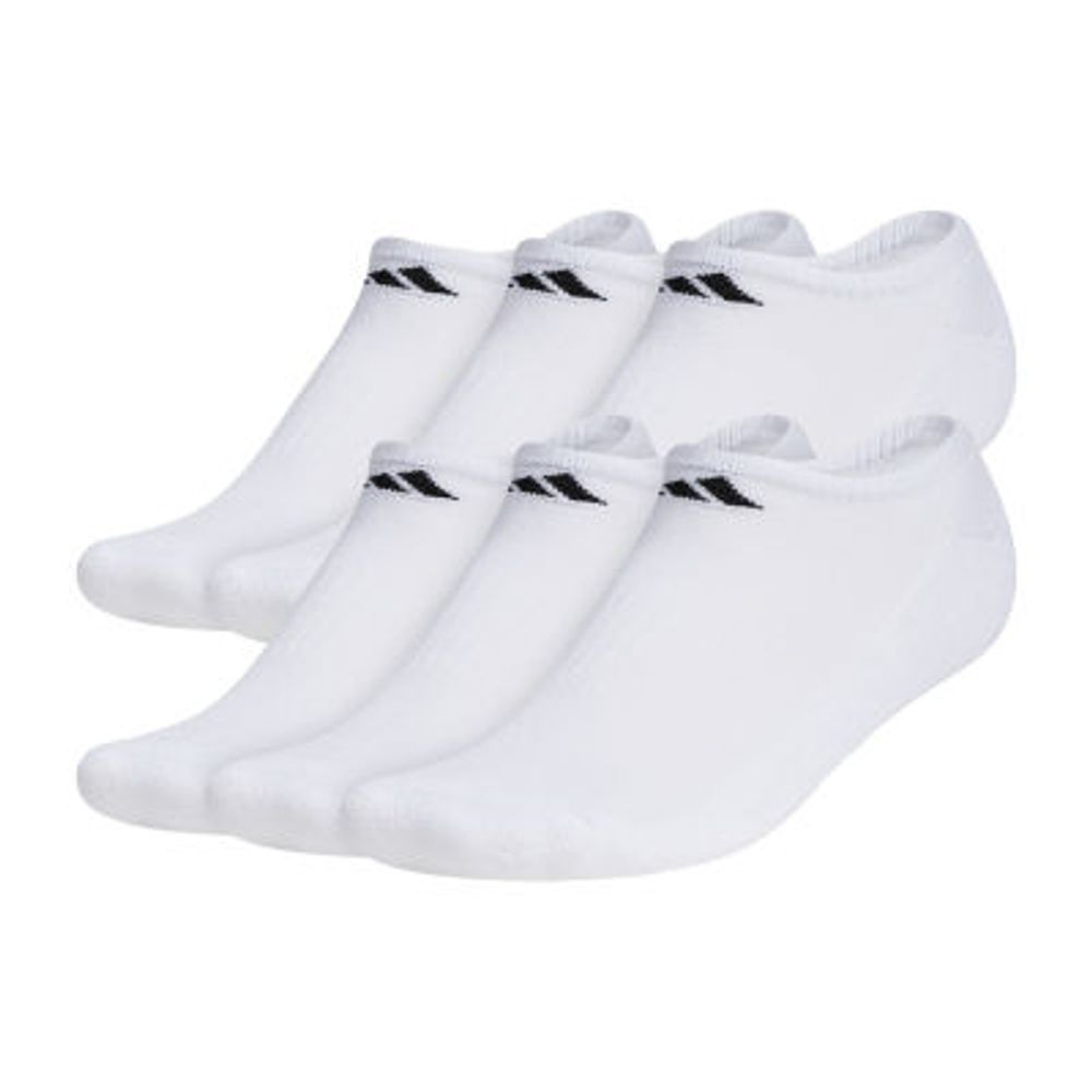 adidas Mens 6 Pair No Show Socks