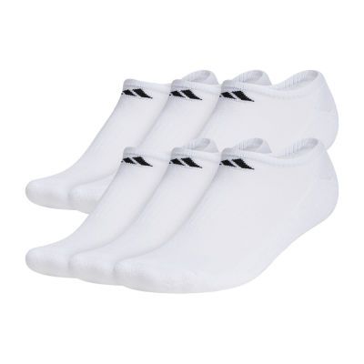 adidas Mens 6 Pair No Show Socks