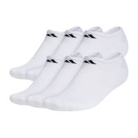 adidas Mens 6 Pair No Show Socks