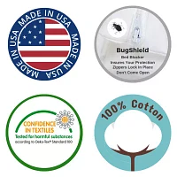BedCare All Cotton Allergy and Bed Bug Proof Pillow Cover