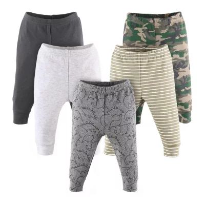 The Peanutshell Baby Boys 5-pc. Tapered Pull-On Pant