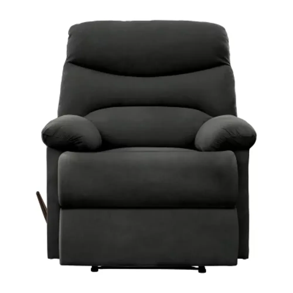 ProLounger Smith Wall Hugger Recliner Stain Resistant Microfiber with Ultra Padded Armrests