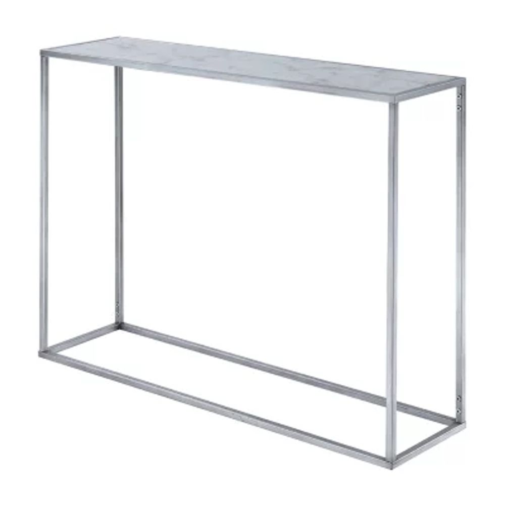 Gold Living Room Collection Console Table