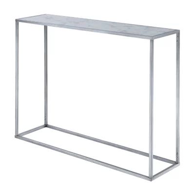 Gold Living Room Collection Console Table