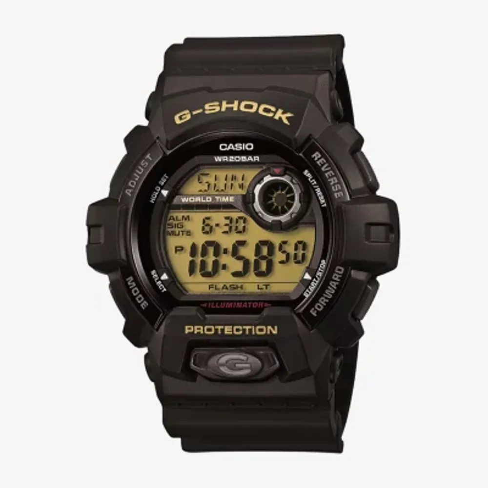 Casio Mens Black Strap Watch G-8900-1cr