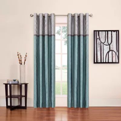 Eclipse Arno Grommet Top Blackout Single Curtain Panel