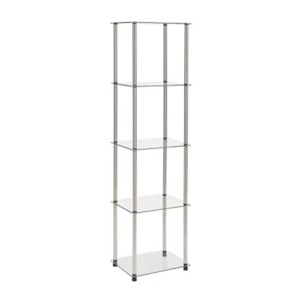 Designs2go Living Room Collection Glass End Table