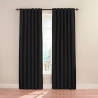 Eclipse Fresno Rod Pocket Blackout Single Curtain Panel