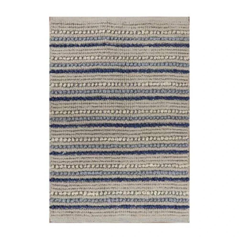 Riviera Home Jute Stripe Rectangular Accent Indoor Rugs