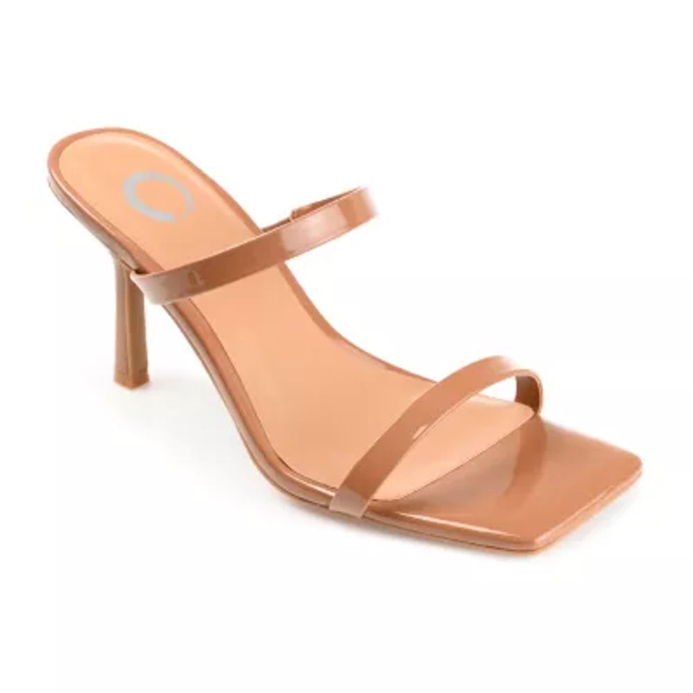 Journee Collection Brie Womens Open Toe Stiletto Heel Pumps