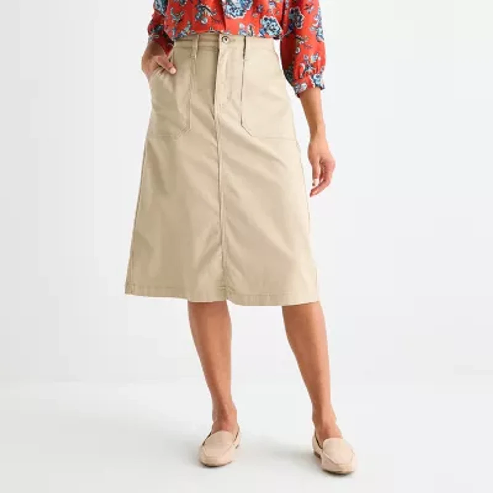 St. John's Bay Womens Tall A-Line Skirt