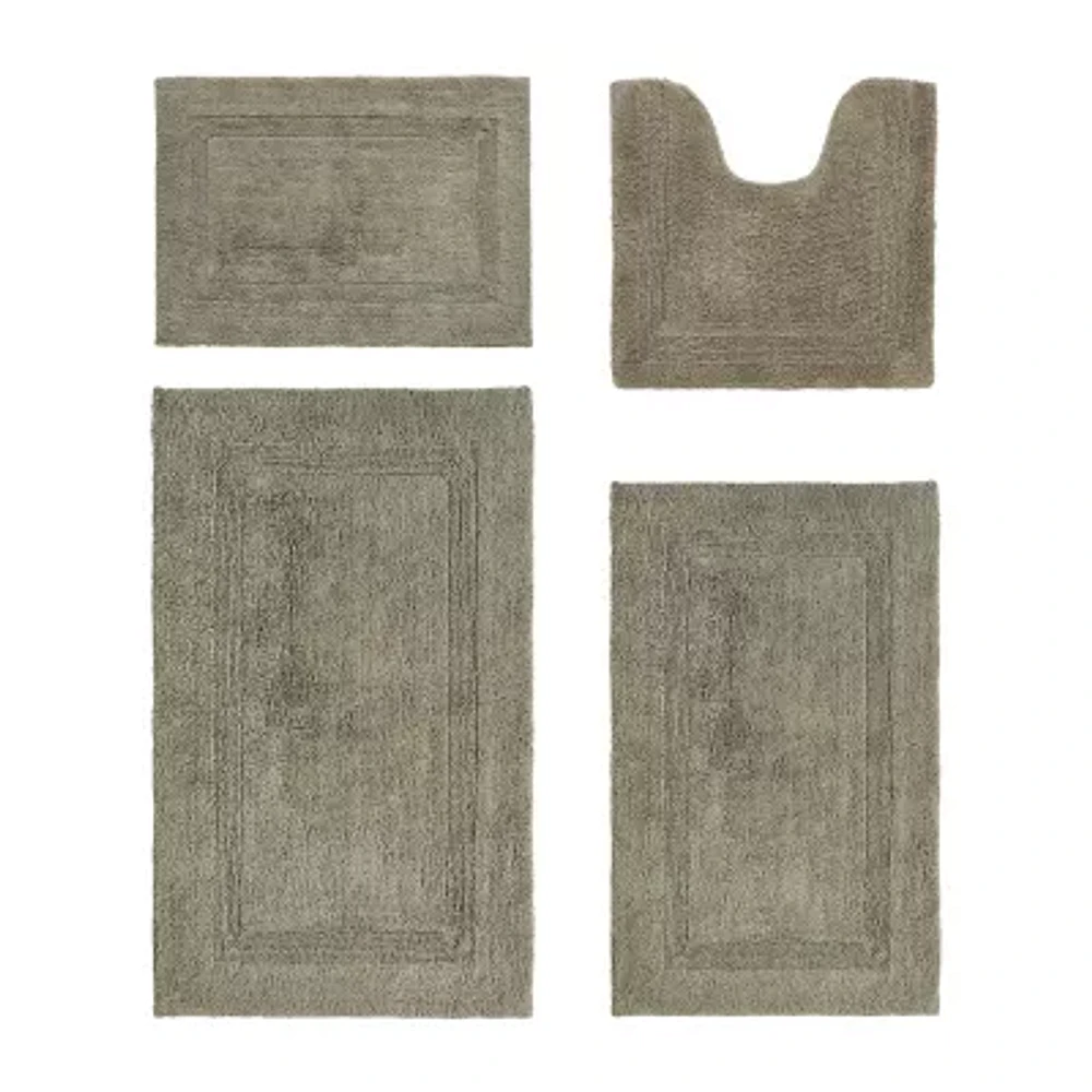 Better Trends Lux Tufted Mat -pc. Bath Rug Set