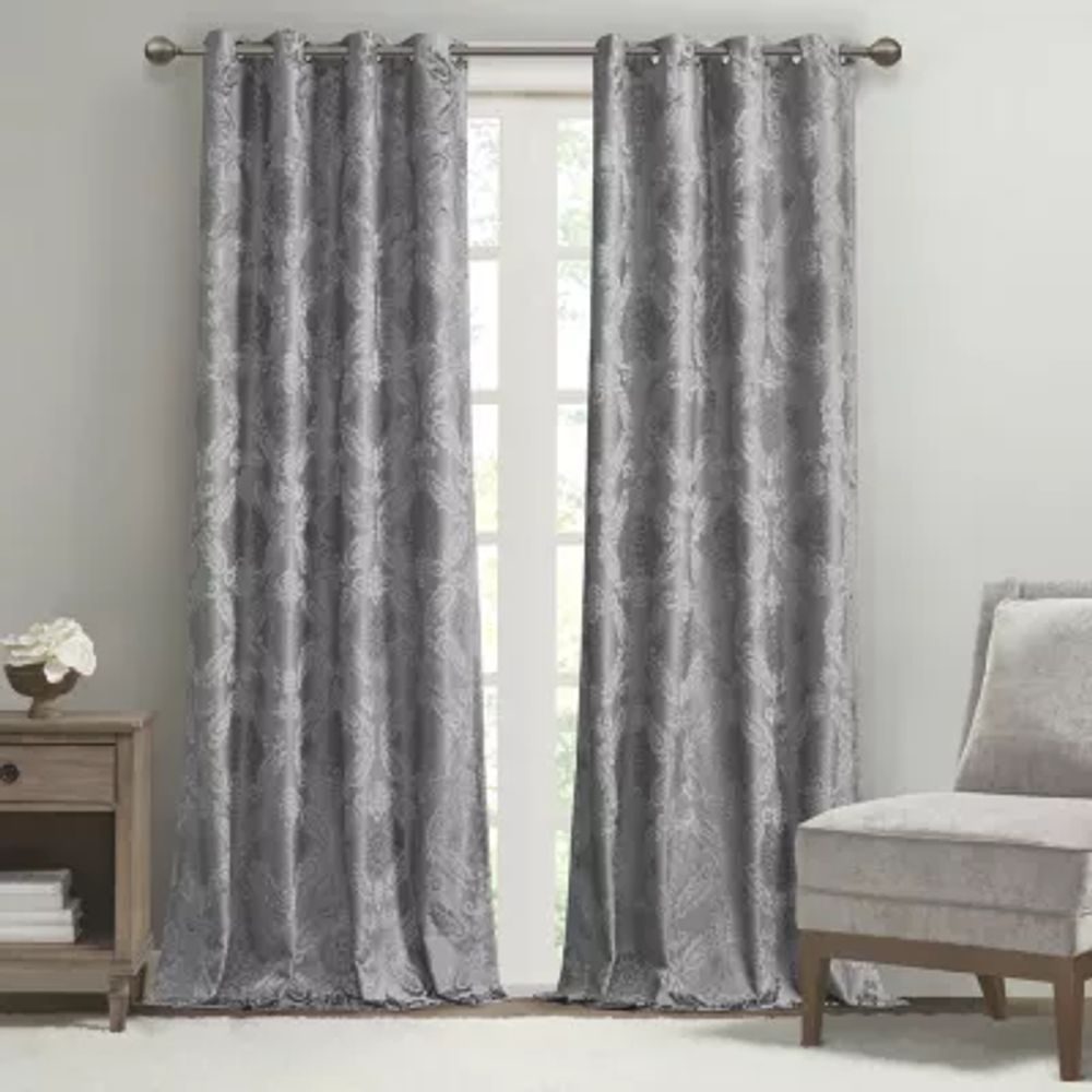 Sunsmart Loraine Grommet Top Energy Saving 100% Blackout Single Curtain Panel